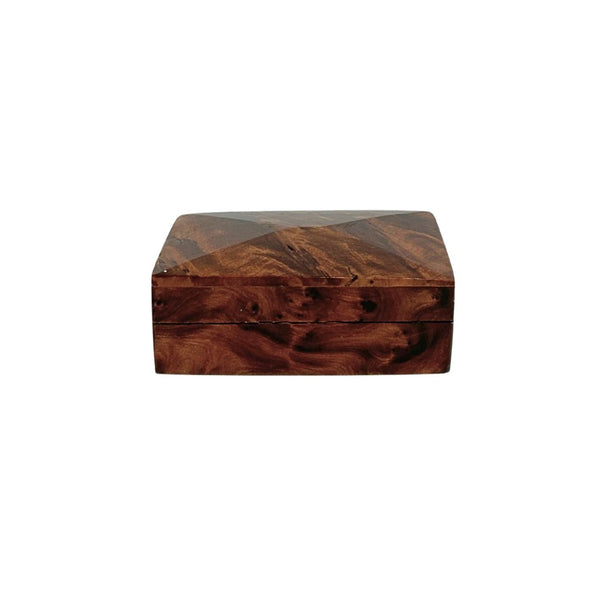 Small Dark Burlwood Box