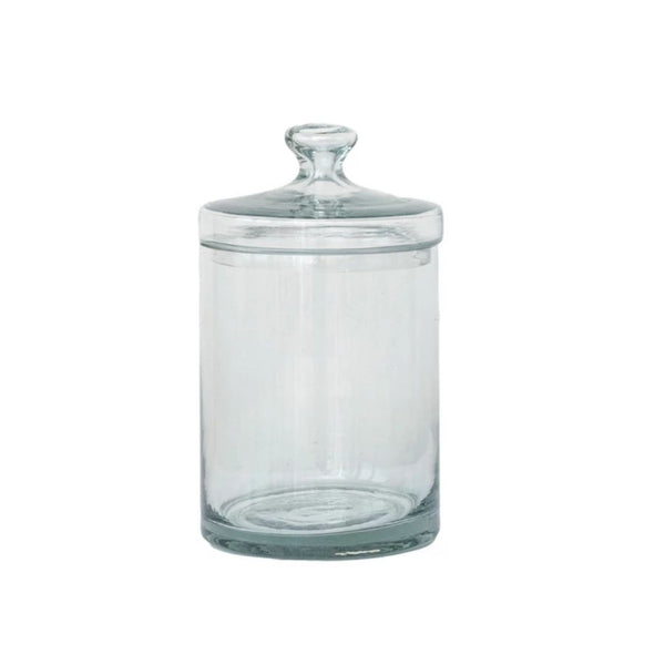 Small Simple Glass Canister