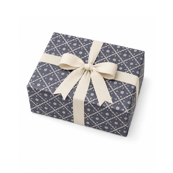 Snowfall Lattice Wrapping Paper