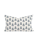 Stella Floral Pillow in Navy