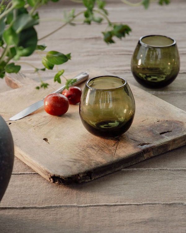 Sullivan Olive Glass