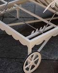 Riviera Chaise Lounge in Alabaster