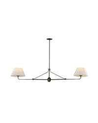 Sutton 2-Light Chandelier - Antique Bronze