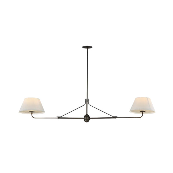 Sutton 2-Light Chandelier - Antique Bronze