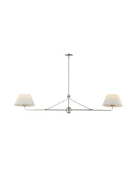 Sutton 2-Light Chandelier - Polished Nickel