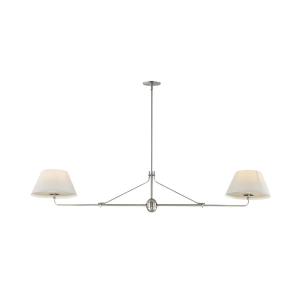 Sutton 2-Light Chandelier - Polished Nickel