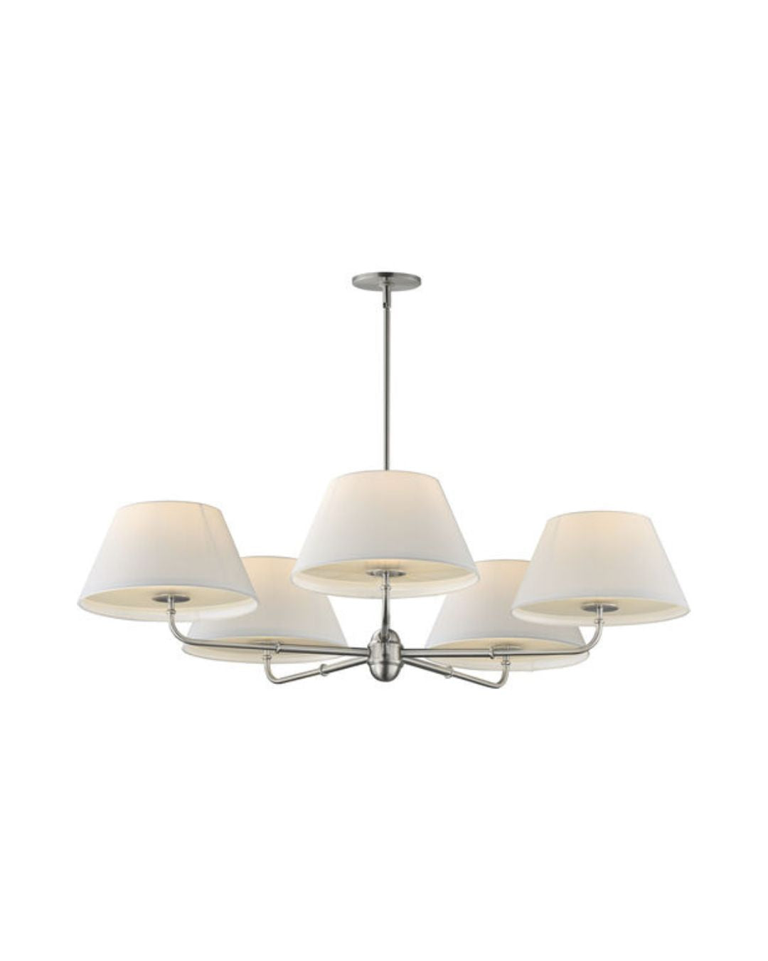 Sutton 5-Light Chandelier - Polished Nickel