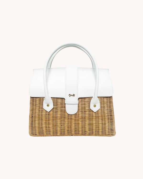 The Onassis 35 Basket - Blanc