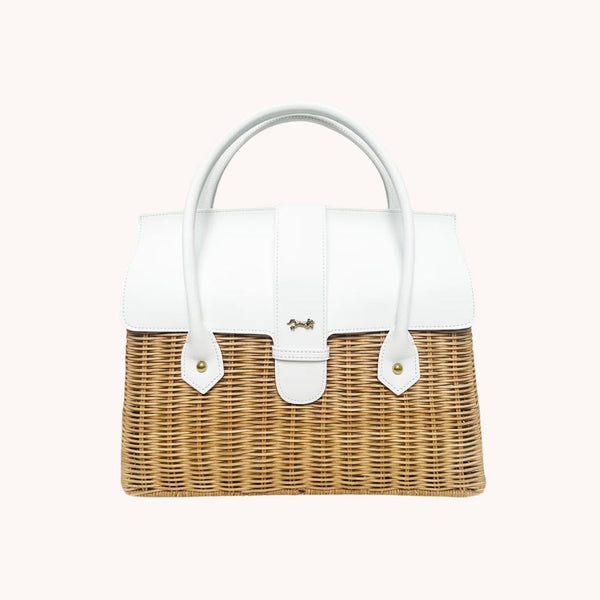 The Onassis 35 Basket - Blanc