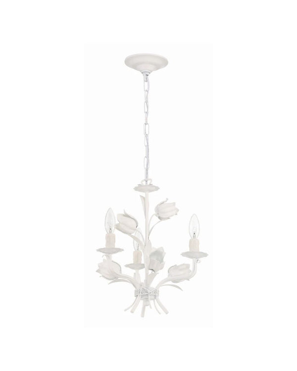 Tulip Petite Chandelier - White