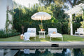 Riviera Chaise Lounge in Alabaster