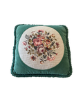 Vintage Rose Floral Pillow