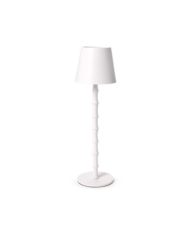 White Bamboo Cordless Lamp