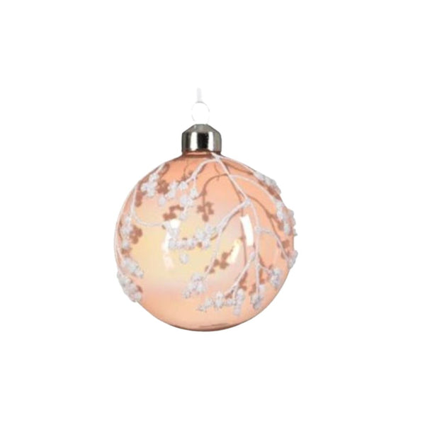 Winter Vine Ornament in Blush