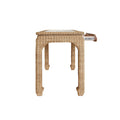 Woven Rattan Desk