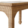 Woven Rattan Desk