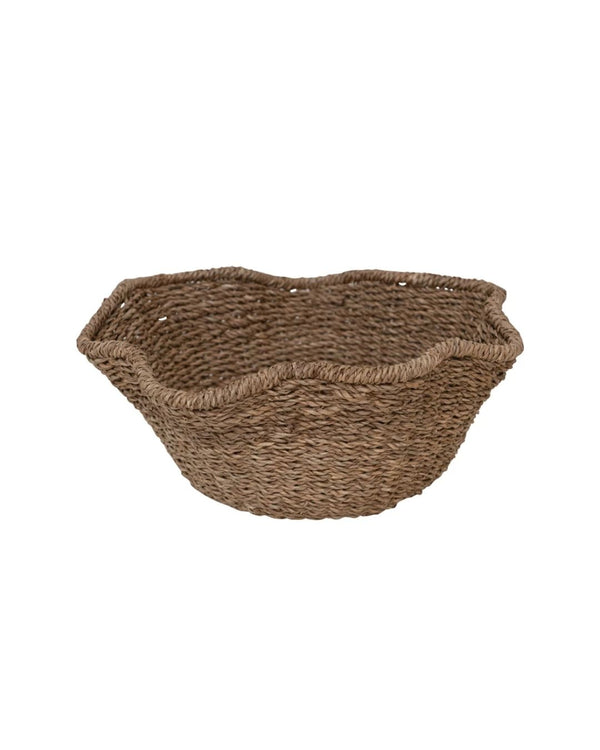 Woven Scalloped Bowl