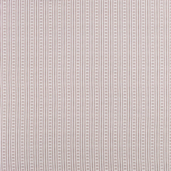 Cocoa Lily Floral Stripe Fabric
