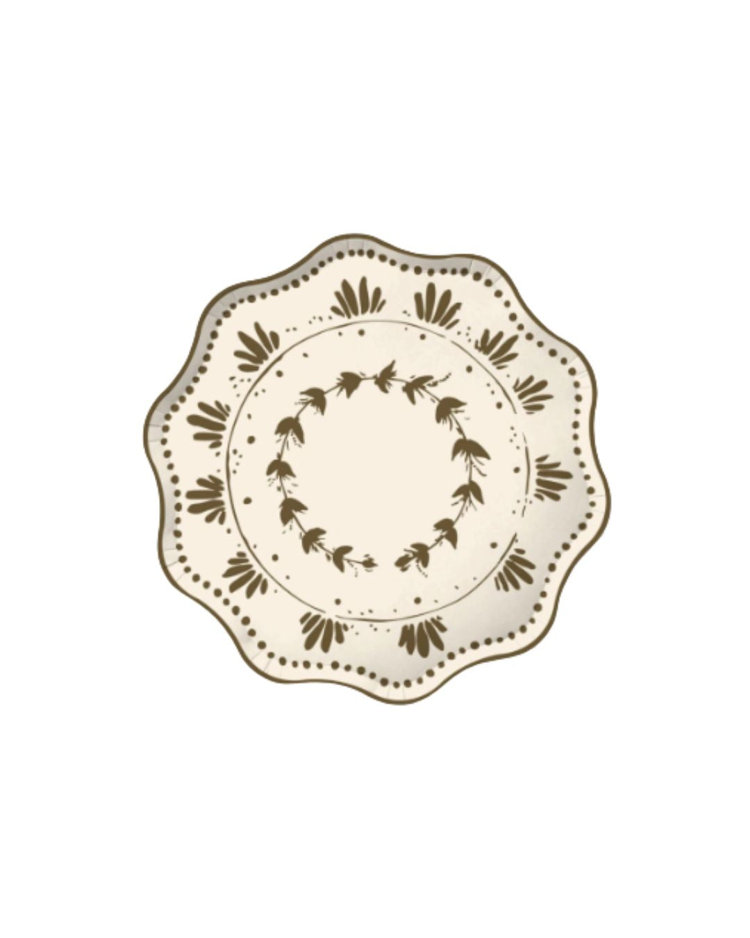 Willow Dinner Paper Plate, Set of 12