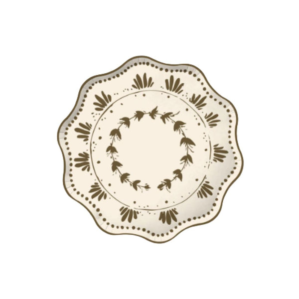 Willow Dinner Paper Plate, Set of 12
