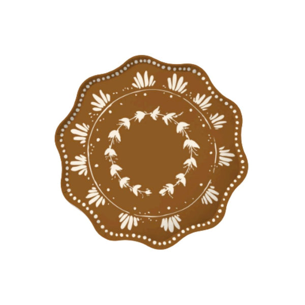 Marigold Dinner Paper Plate, Set of 12