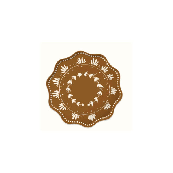 Marigold Dessert Paper Plate, Set of 12