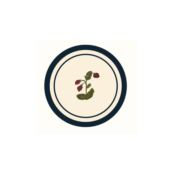 Berry Dessert Paper Plate, Set of 12
