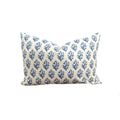 Willow Floral Pillow in Blue