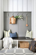 Wentworth Stripe Pillow in Olive