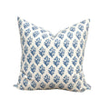 Willow Floral Pillow in Blue