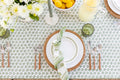 Green Floral Tablecloth