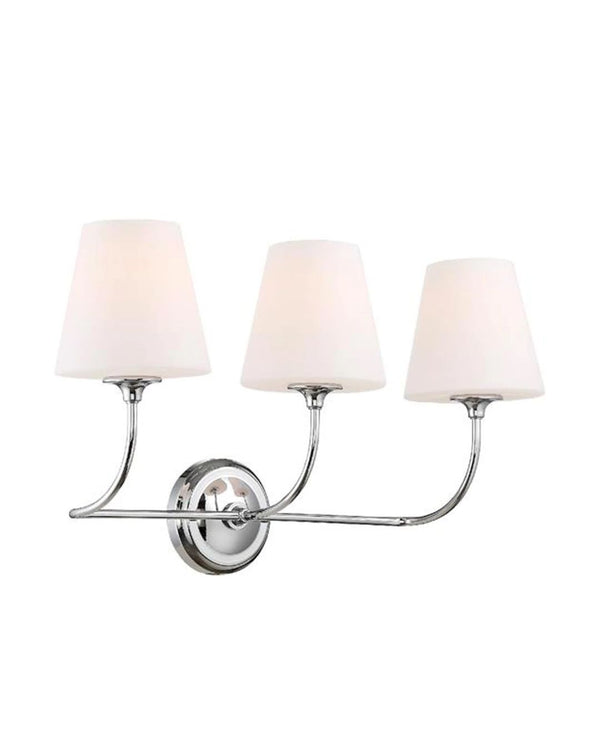 Abrams Vanity Light in Polished Chrome
