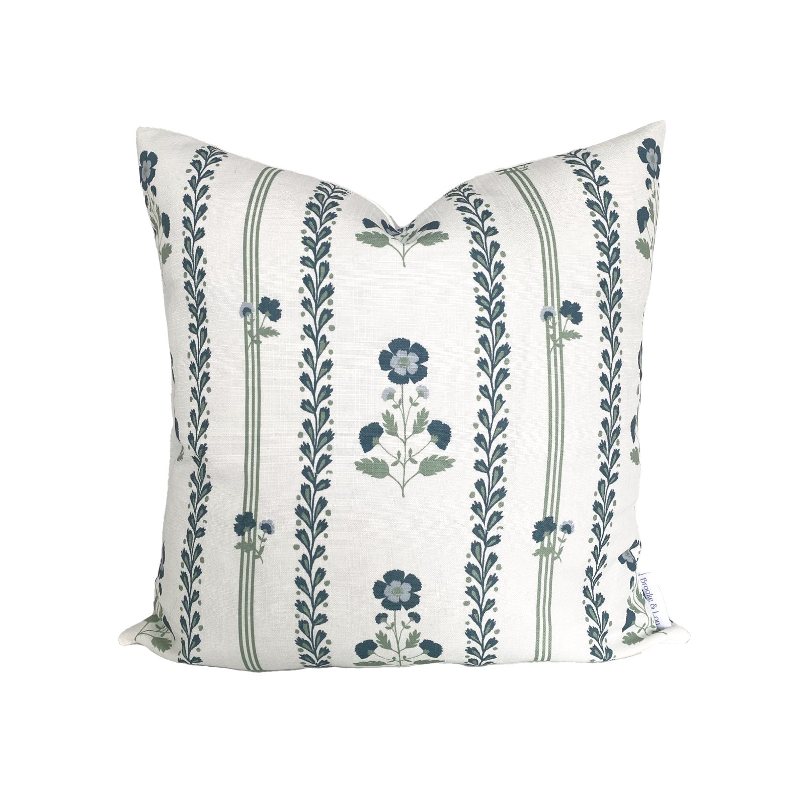 Annabelle Floral Pillow in Navy