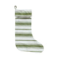 Wentworth Stripe Stocking in Olive