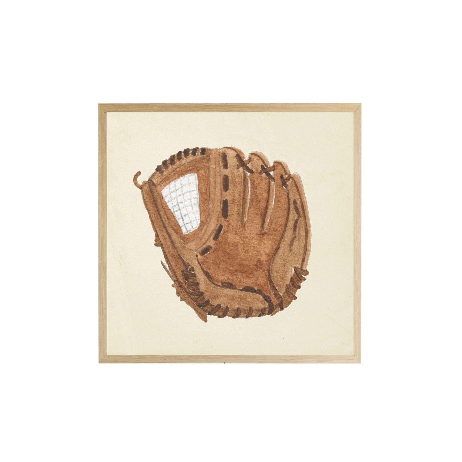 Baseball Glove Kids Art