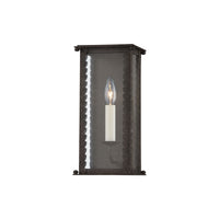 Belle Meade Small Outdoor Wall Lantern in French Iron