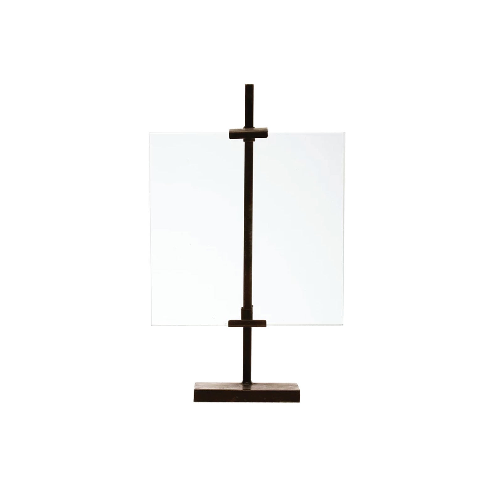 Dark Bronze & Glass Easel Frame