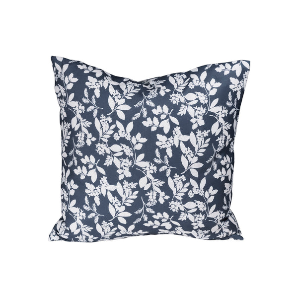 Winter Berry Pillow in Blue & White