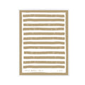 Border Stripe Art in Camel