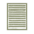 Border Stripe Art in Sage