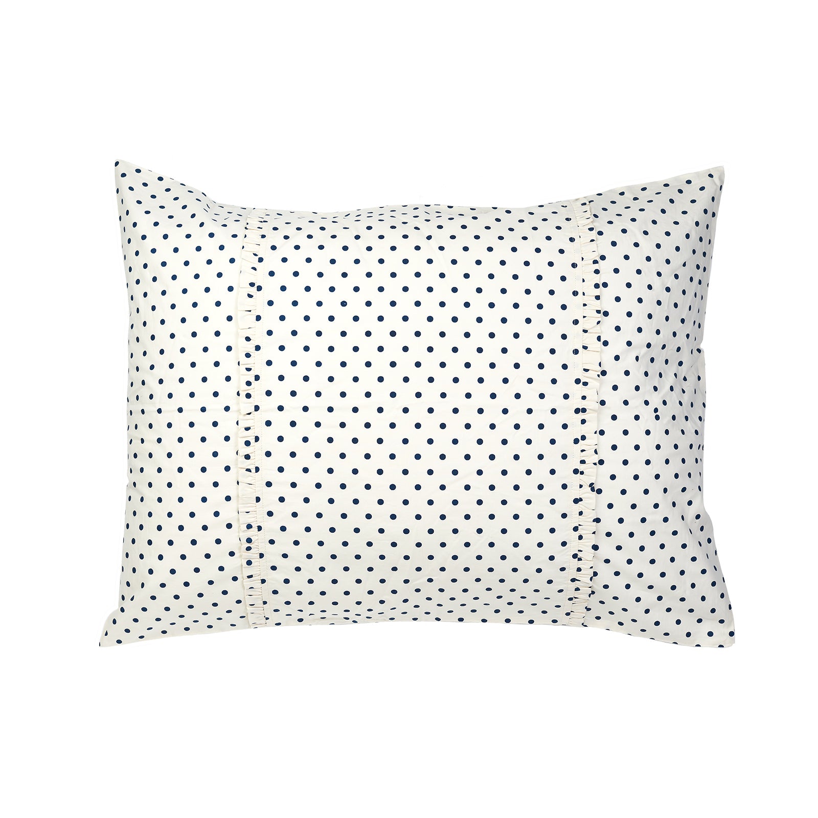 Dotty Sham in Indigo