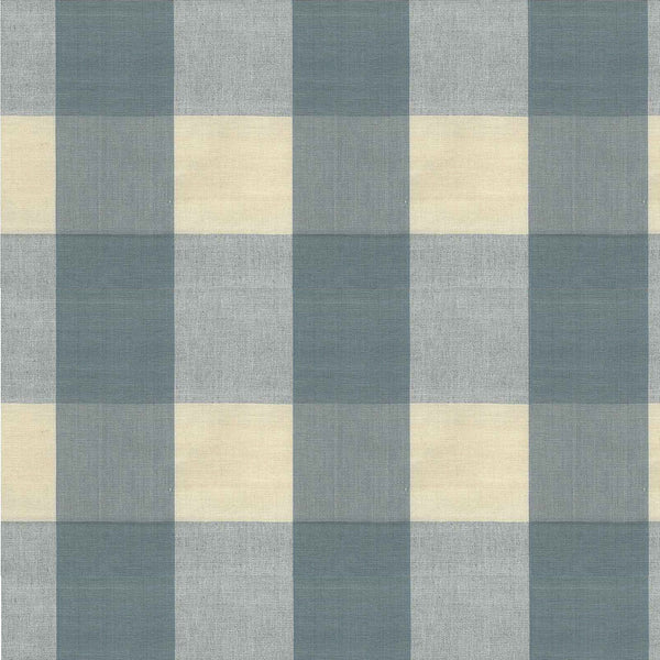 Buffalo Check Fabric in Soft Blue