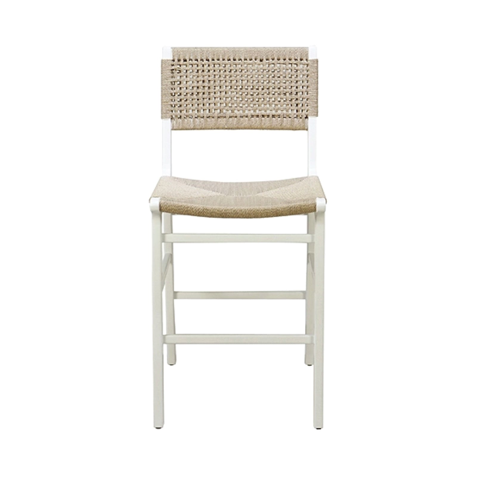 Callista Counter Stool in White