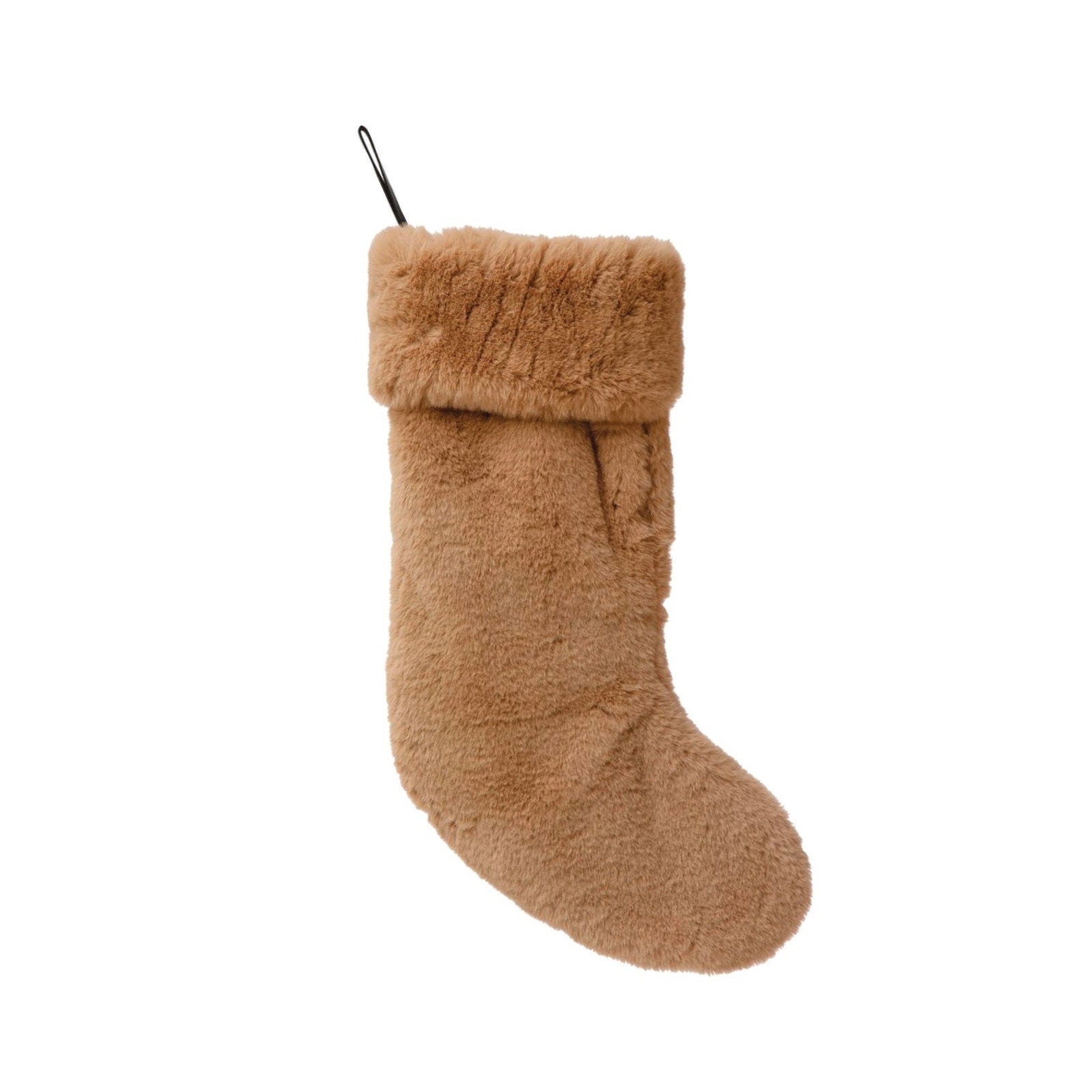 Camel Faux Fur Stocking