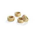 Cane Napkin Rings - Set of 4