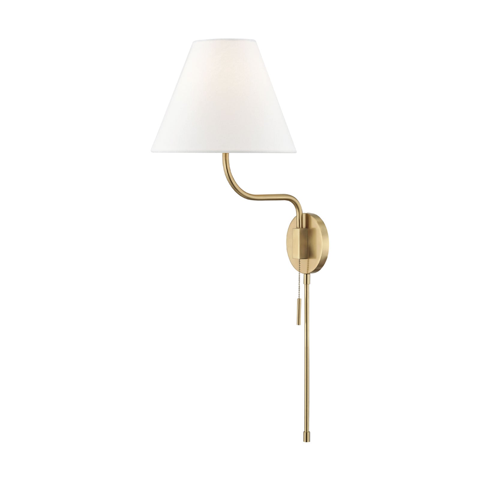 Claire Sconce in Aged Brass
