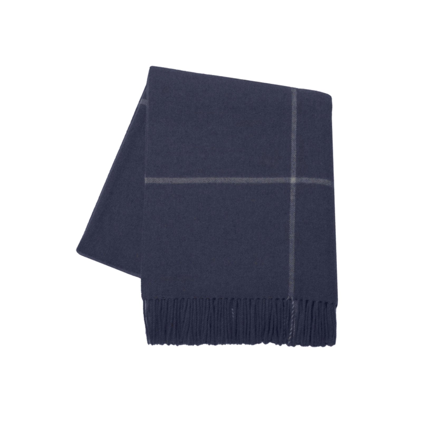 Conway Cashmere Throw in Navy