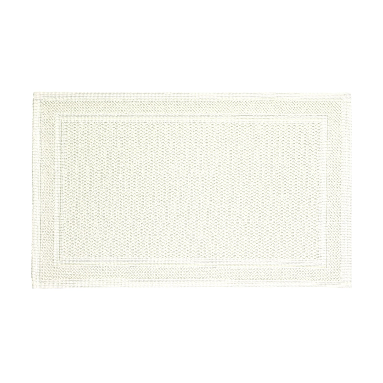 Cotton Bath Rug in Ivory