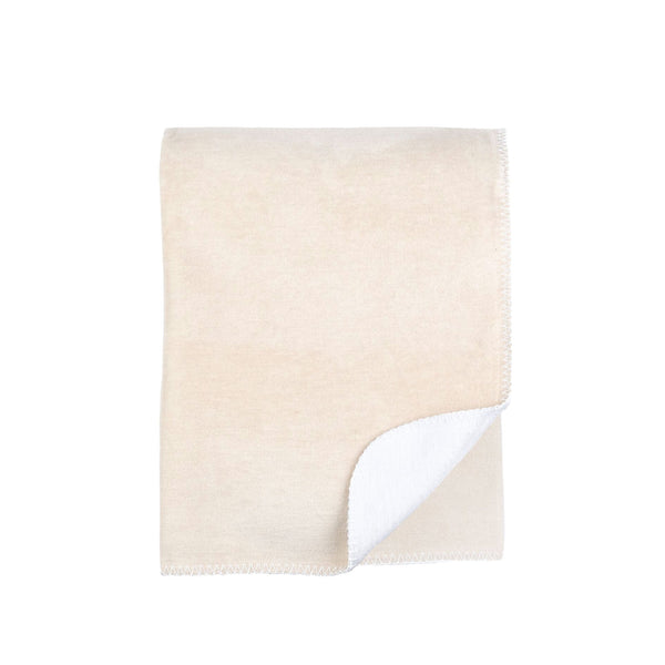 Cozy Cotton Blanket in White Linen