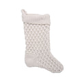 Cream Cotton Knit Stocking